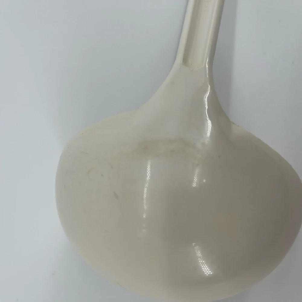 Pyrex White Plastic Cooking Spoon Ladle With Hanging Hole For Kitchen Use 2109-1